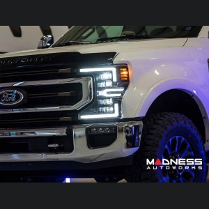 Ford Super Duty LED Headlights - XB Series - Morimoto - White DRL